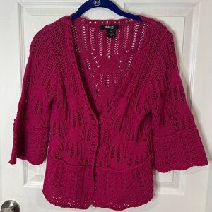 Stylus Women's Pink Knit Sweater